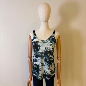 QEEP UP Ocean Print Performance Tank Top - Size S - NWOT